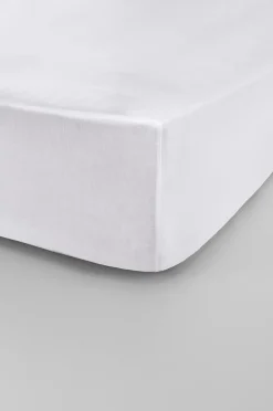 ZACK SATIN Spannbettlaken aus Satin hohe Matratze organisch