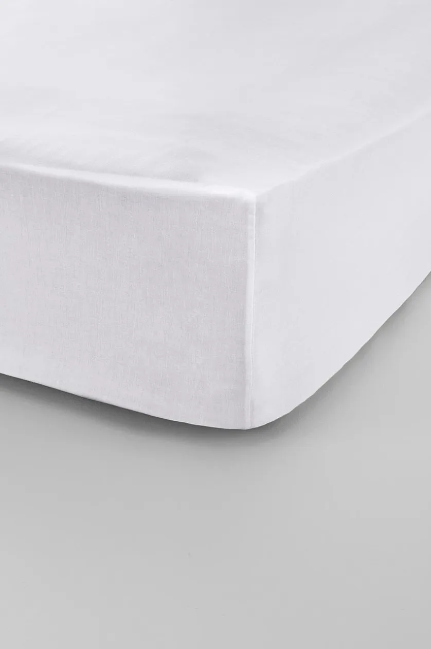 ZACK SATIN Spannbettlaken aus Satin hohe Matratze organisch