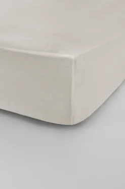 ZACK SATIN Spannbettlaken aus Satin hohe Matratze organisch